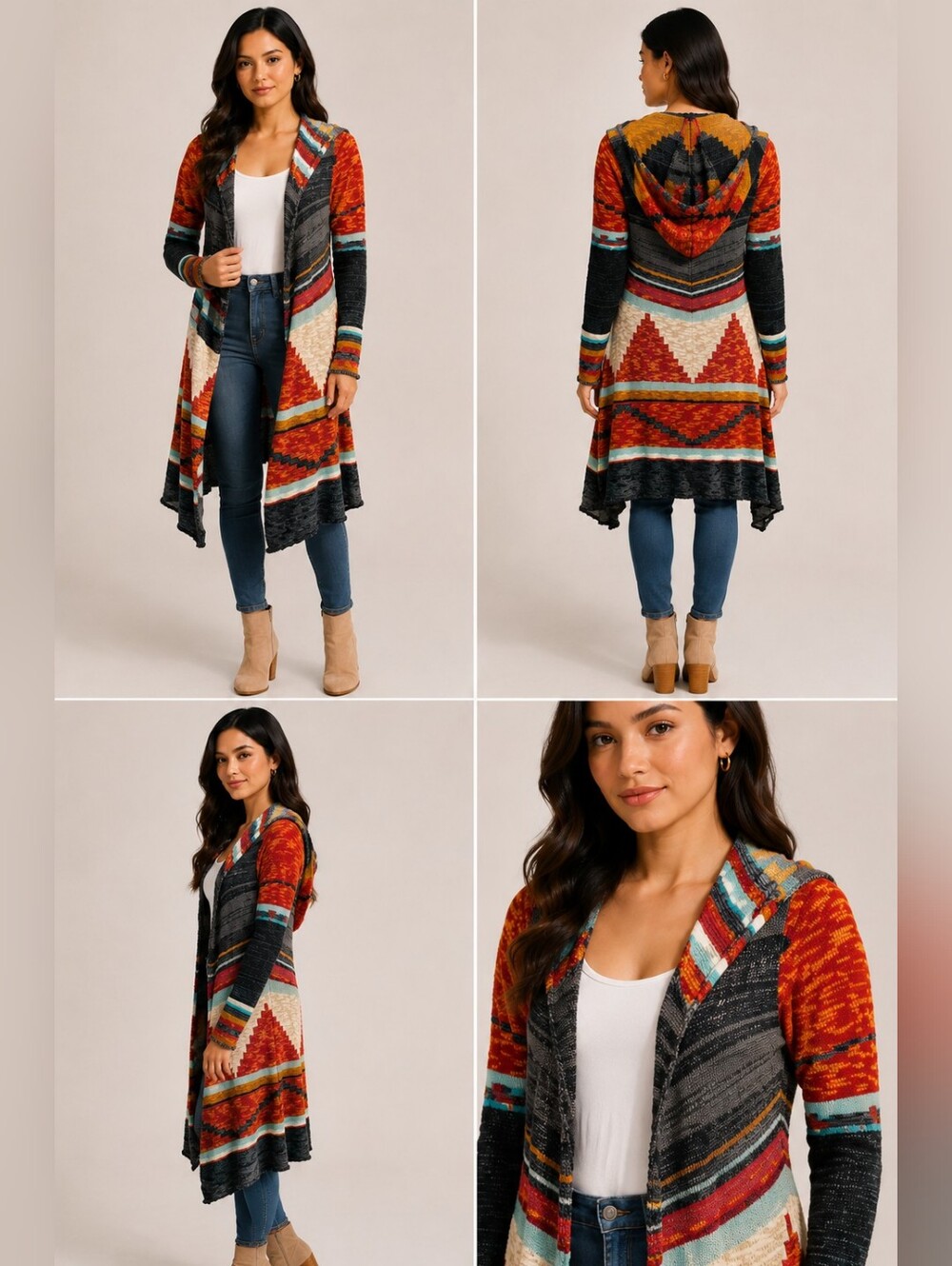 🍏Mudd Women's Hooded Cardigan – Size Small